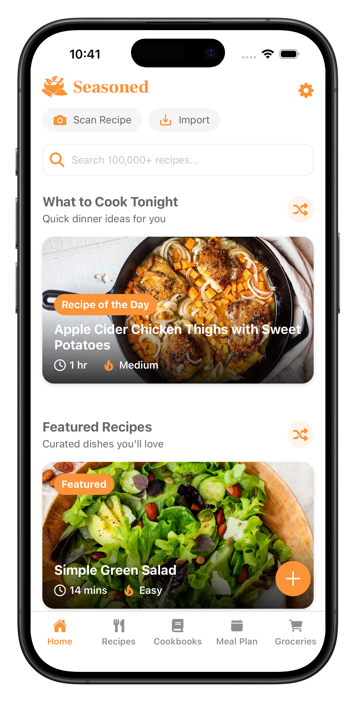 Seasoned App Screenshot